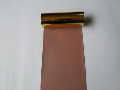Gold foil ...